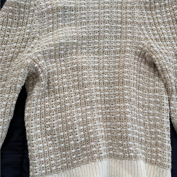 Express Cream Textured Cardigan - Picture 8 of 10